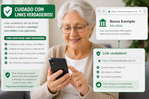 Imagem de links verdadeiros